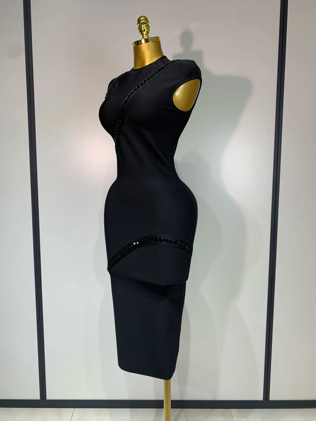 Midnight Allure Bandage Dress