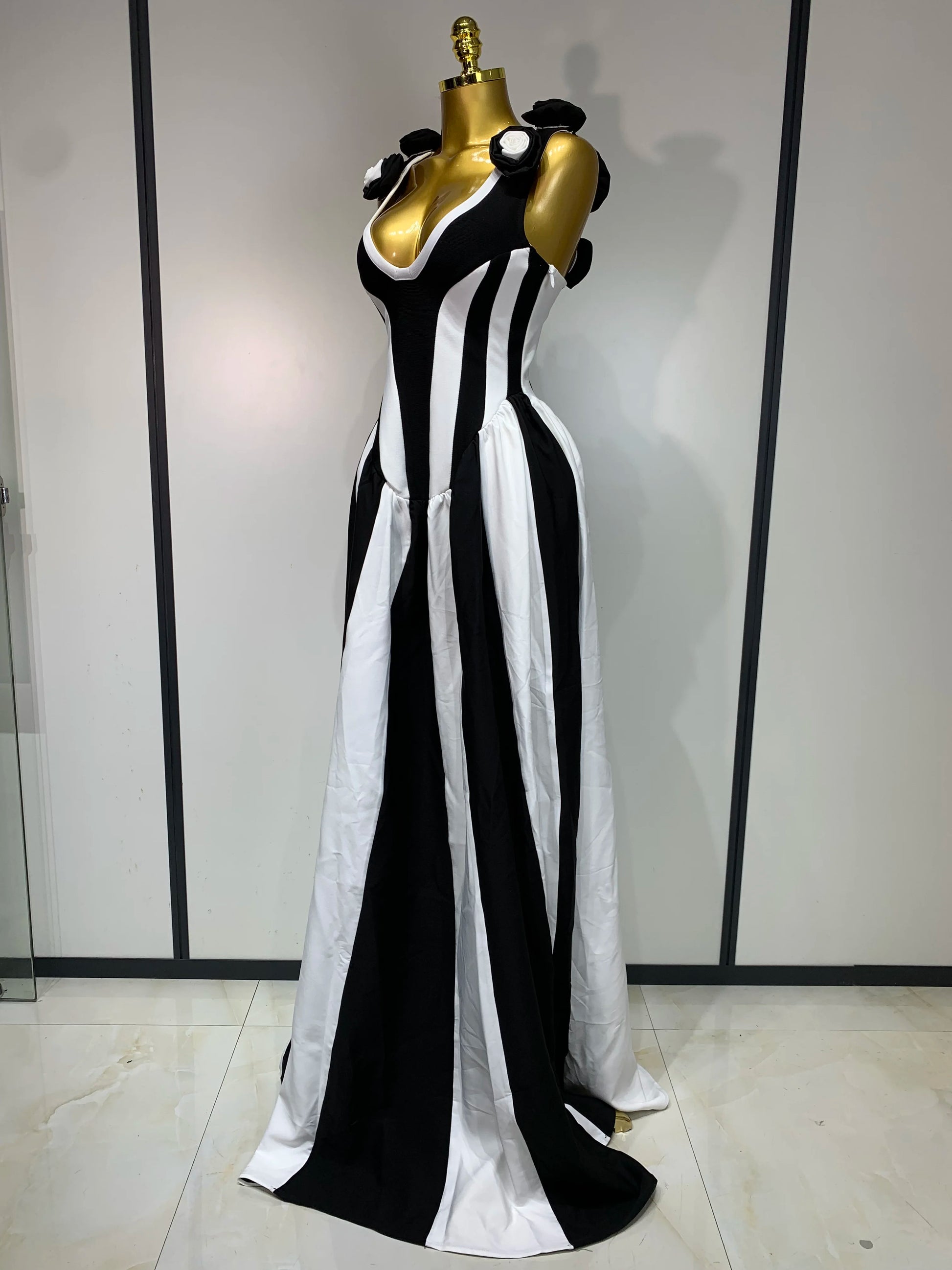 Sexy High fork Sleeveless Bandage Dress