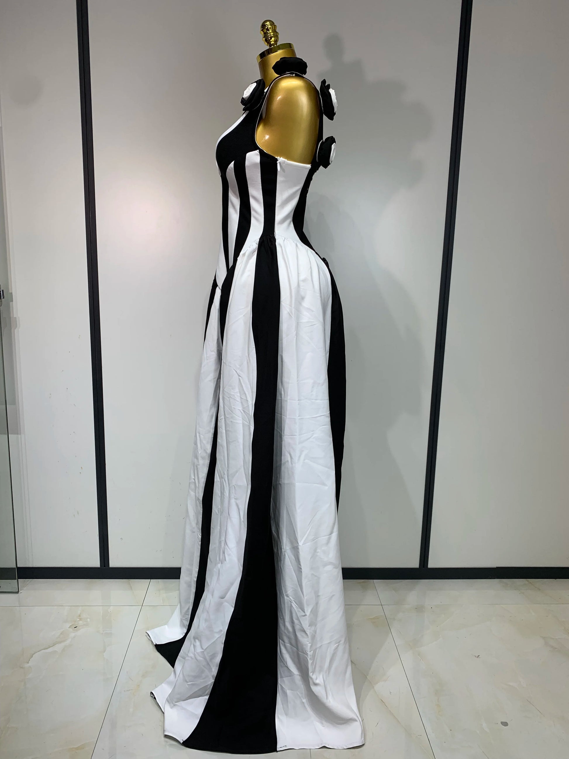 Sexy High fork Sleeveless Bandage Dress