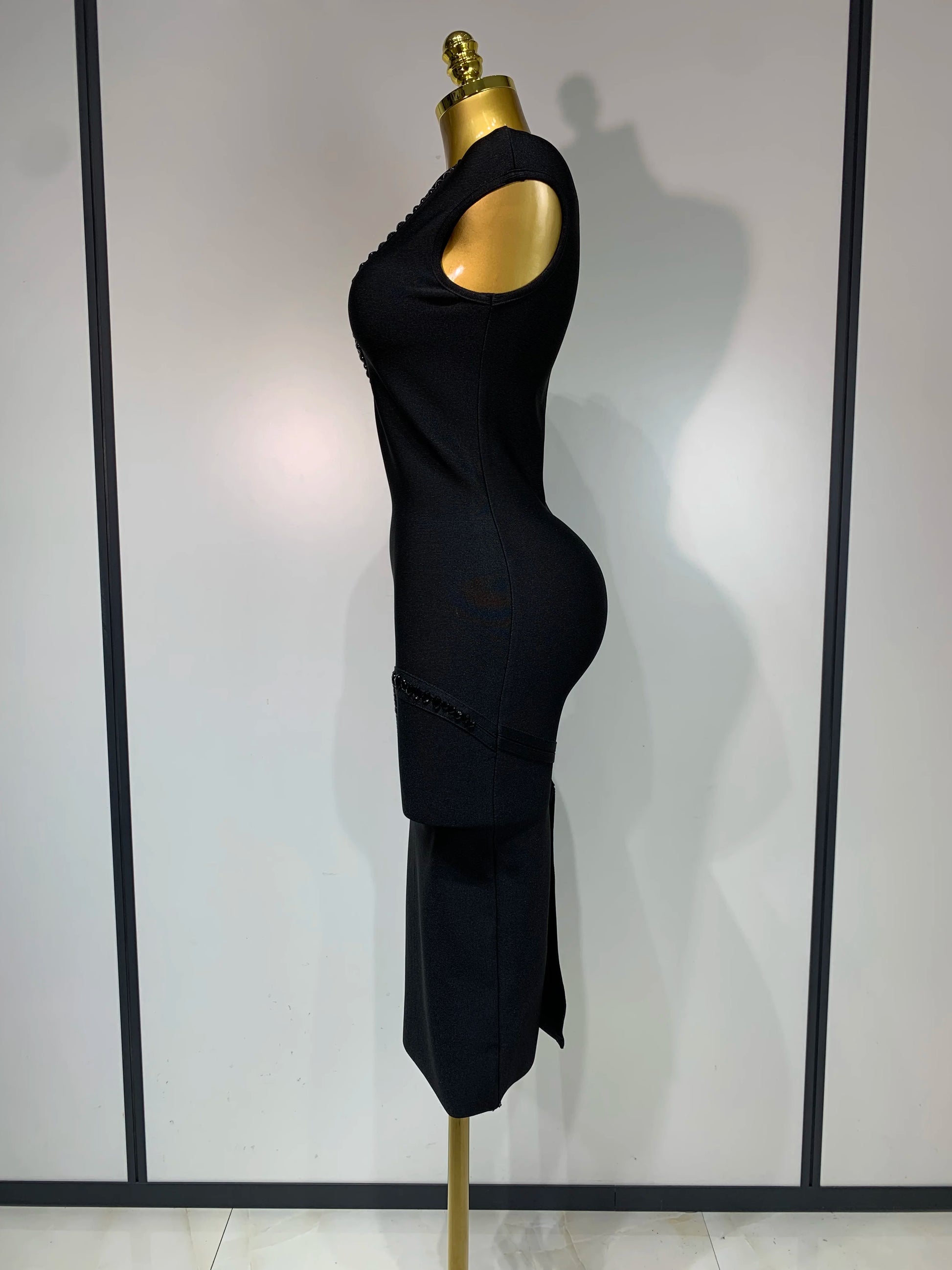 Midnight Allure Bandage Dress