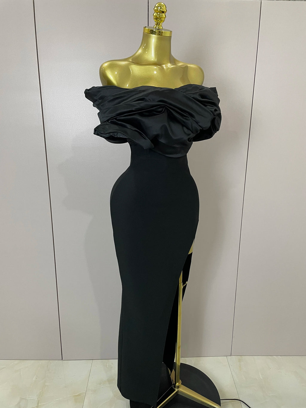 Elysian Draped Bodice Gown