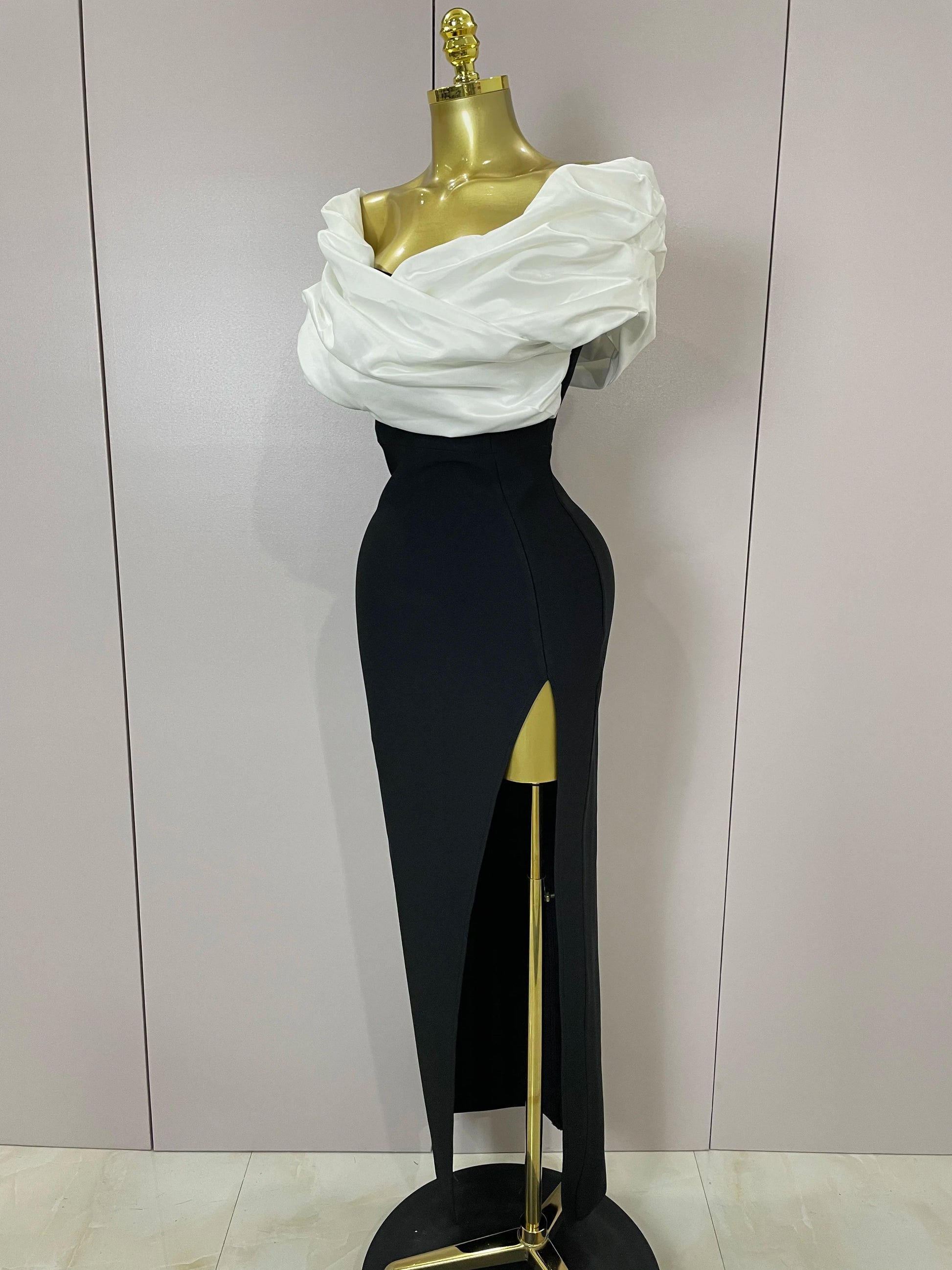 Elysian Draped Bodice Gown