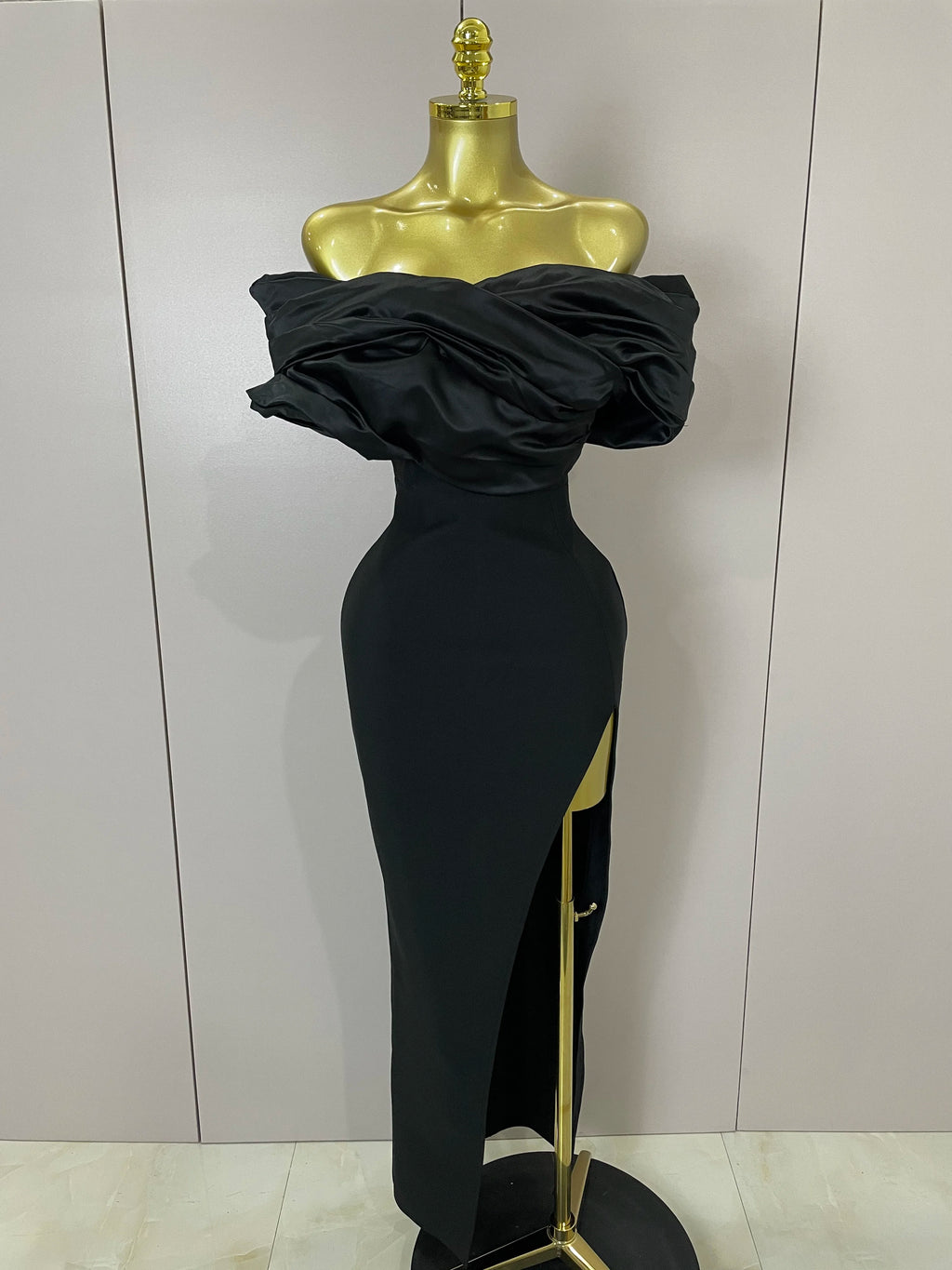 Elysian Draped Bodice Gown