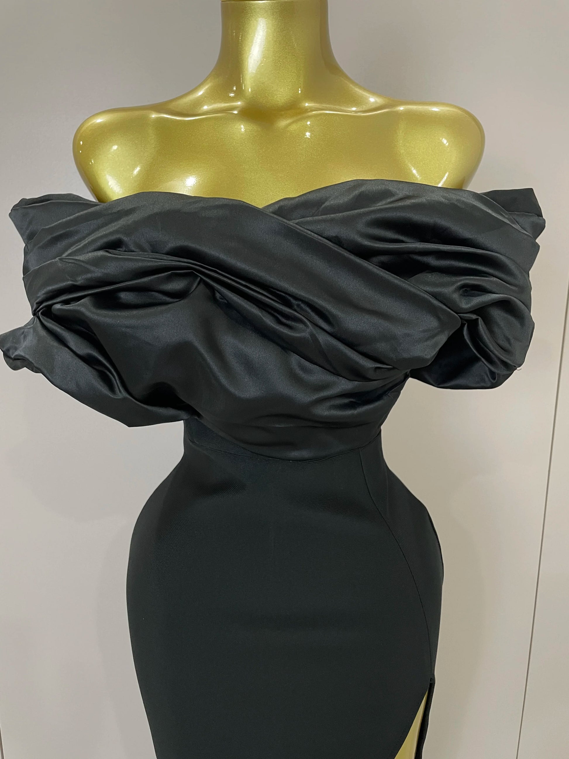 Elysian Draped Bodice Gown