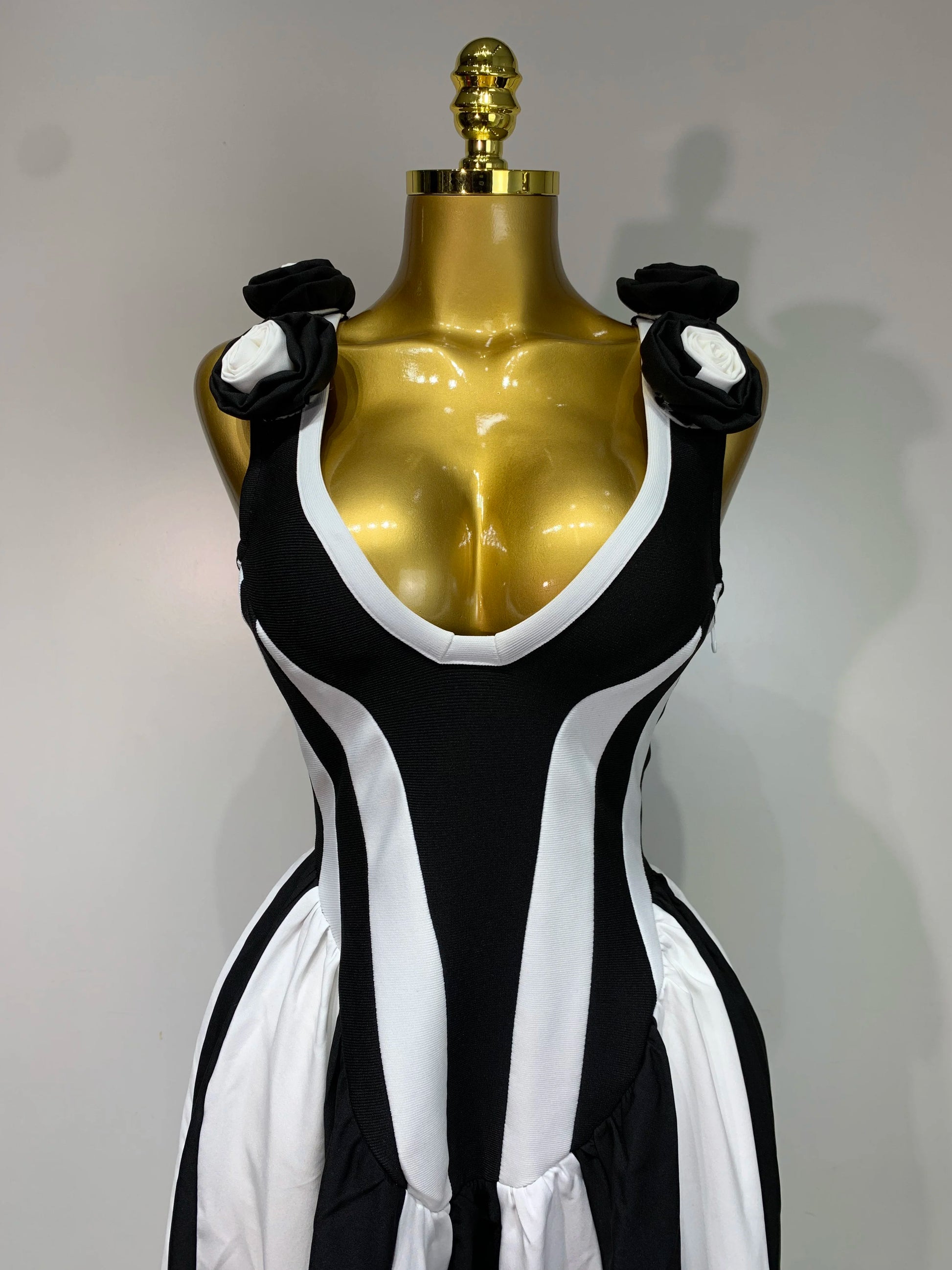 Sexy High fork Sleeveless Bandage Dress