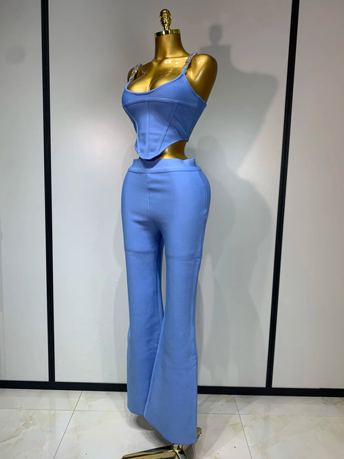 Azure Corset Flare Set