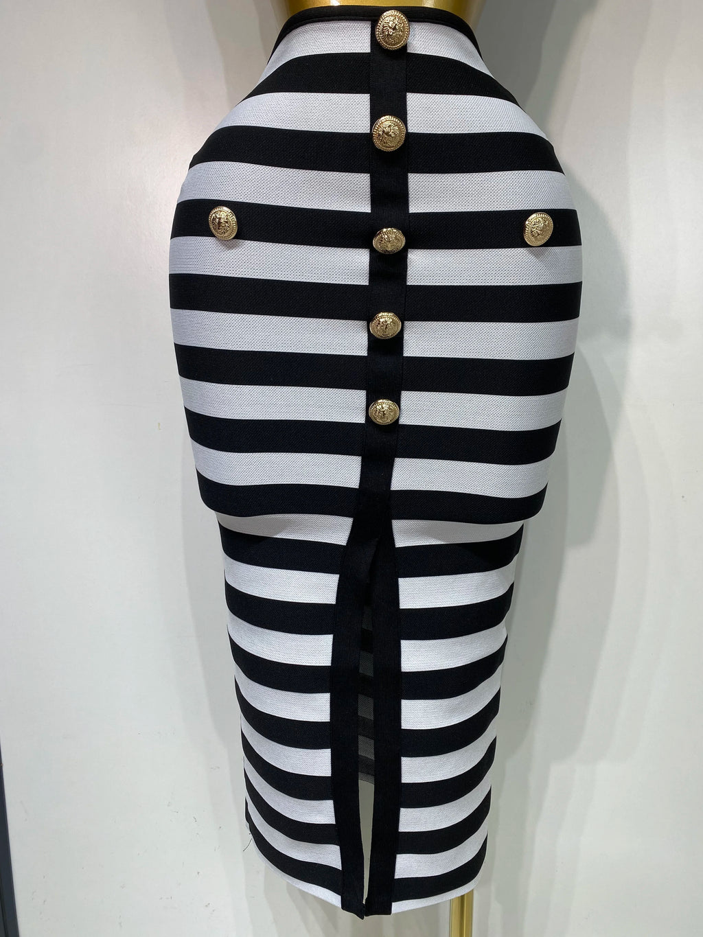 Riviera Stripe Button Set