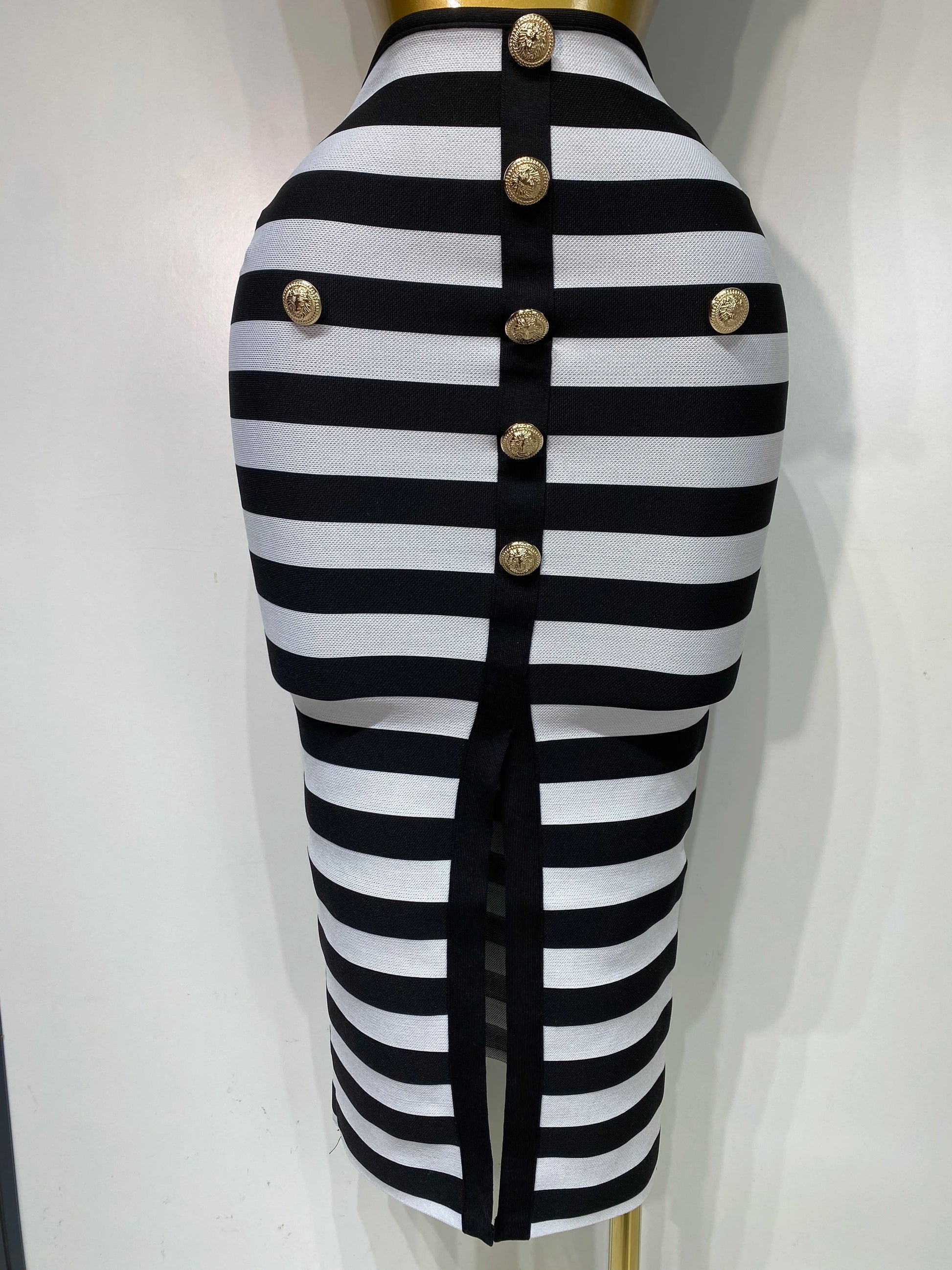 Riviera Stripe Button Set